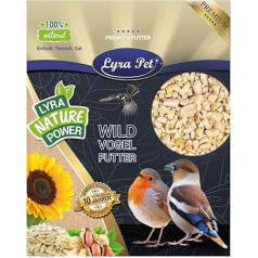 Lyra Pet® | 25 kg zemesriekstu kodolu baltā sasmalcinātā veidā | Ideāli piemērots maziem putniem un jauniem dzīvniekiem | Barība savvaļas putniem vasarai un ziemai | Bagātīga ar taukiem un barības vielām | Enerģijas dozators savvaļas putni