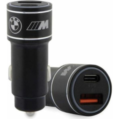 Auto lādētājs 20w pd-qc 3.0 ātrā uzlāde melns