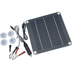 10 W 12 V saules bateriju panelis ar vadu kanalizāciju, līmēšanas paneļi, polikristāla plāksne, saules sistēmas, Ilgums