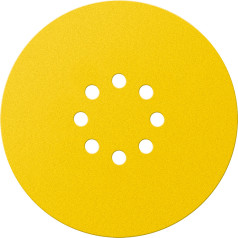 Neo Tools Slīpēšanas diski ar līmlenti 225 mm, P180, 5 gab., ar 8 caurumiem