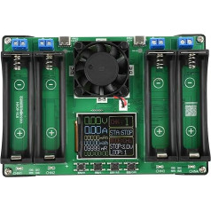 DollaTek digitālā displeja akumulatora ietilpības iekšējās pretestības testeris 18650 litija akumulatora jaudas detektora modulis 4 kanāli