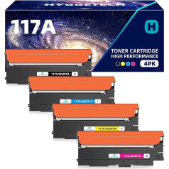 117A Toneris Saderīgs HP 117A tonera komplekts krāsu lāzera MFP 179fwg krāsu lāzera MFP 178nwg krāsu lāzera MFP 178nw HP krāsu lāzera 150nw MFP 179fnw 178nwg 179fwg (W2070A W2071A W2072A W2073A)