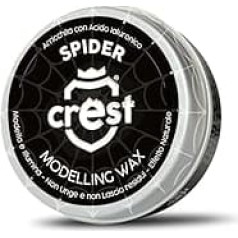 Crest - Zirnekļa vasks - Matu vasks vīriešiem - Profesionāls - Vidēji stingrs - Ražots Itālijā - 100 ml