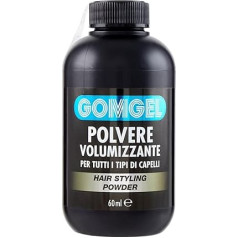 Gomgel | Matu apjoma pūderis, vasks pūderis vīriešiem un sievietēm, tūlītējs matu apjoma efekts, 60ml
