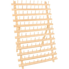 Šūšanas diegu turētājs Kompakts koka organizators izšūšanai, sega, amatniecībai, parūku izgatavošanai, jauka uzglabāšanas sistēma spolēm, spolēm, galdiem, skapjiem, studijām, darbstacijām