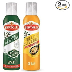 Bertolli olīveļļas izsmidzināms komplekts Olīveļļa 200ml + Cucina olīveļļa Extra Virgin Original 200ml (2 x 200ml)