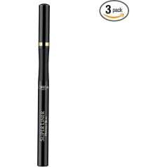 3 x L'Oreal Paris Superliner Perfect Slim Eyeliner intensīvi melns 6ml