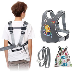 Drošības siksnas aktīviem bērniem, staigāšanas siksnas ar rokturi, regulējamas siksnas autismam, īpašām vajadzībām