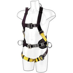 Portwest Portwest FP15BKR 2 Point Comfort Plus drošības josta, izmērs: Izmērs: viens izmērs, krāsa: melna