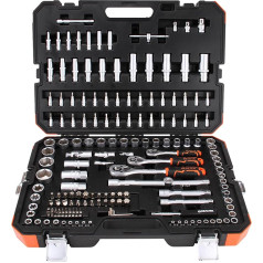 REALTEK Steckschlüsselsatz 172-teilig, 1/2