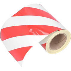 Atstarojošā lente, Atstarojošā drošības lente, Ūdensizturīga, Brīdinājuma zīmes, Atstarojošā plēve, Sarkanā un baltā krāsā