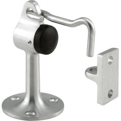 Prime-Line Products J 4602 Durvju grīdas aizbīdņa turētājs, 2-1/8 collas, matēts hroms