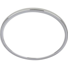 BRILONER - LED griestu gaisma vannas istabai ar netiešo gaismu, plakana, IP54 aizsardzība pret putekļiem un šļakatām, griestu gaisma, LED panelis, vannas istabas lampa, virtuves lampa, mitro telpu gaisma, 29,3 x 2,8 cm, hroms