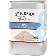 Spicebar Max garšvielu sāls maisījums pirms grilēšanas, bioloģisks (150g)