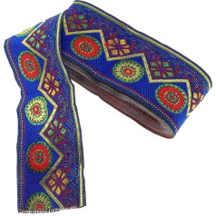 HOODANCOS Izšūtas mežģīnes lentes Vintage lentes apdares ziedu dekori ziedu mežģīnes apdares loku izšūšanas apģērbu aksesuāri izšūšanas apdares izšūti dekoratīvie dekoratīvie robežu poliesteris