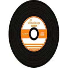 MEDIARANGE MR225 Vinyl CD-R tukšie diski 52x ātrums, 700MB/80 min. Vijole ar 50 nospiedumiem