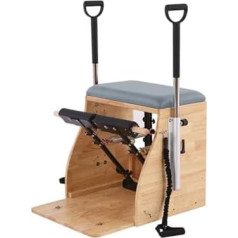 Pilates Split Pedal stabilitātes krēsls ar rokturiem, profesionāls Pilates krēsls, Pilates kombinētais krēsls, Pilates vingrošanas aprīkojums, Reformer mašīna mājai un studijai
