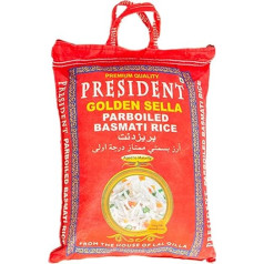 PRESIDENT - Basmati Golden Sella rīsi (1 x 5 kg)