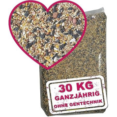 MeinWildvogel - MeinWildvogel - Wild Bird Vital 30 kg Premium klases barība savvaļas un dārza putniem ar zemesriekstiem un franču saulespuķu sēklām. Bez ĢMO