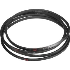 4 Stück K25 Gummi-Keilriemen, K-Abschnitt Keilriemen 63,5 cm Außenumfang x 0,8 cm Breite x 0,6 cm Dicke, industrieller Kraftübertragungsriemen
