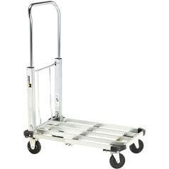 Alumīnija tērauda saliekamā ķerra ar pagarināmu platformu