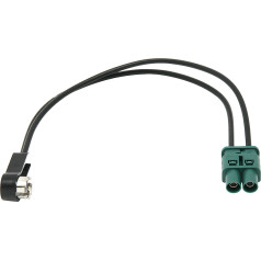1976# Automašīnas antenas adapteris dubultfakra(m) - ISO savienotājs