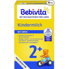 Bebivita Piena pārtika bērniem 2+, iepakojums 4 gab. (4 x 500 g)