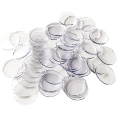 Yuanhe caurspīdīgi akrila pokera mikroshēmu starplikas, 50 gab/100 gab/200 gab