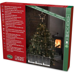 Konstsmide 6315-880 LED Tree Shroud Stern Inside Mains Powered 308 LED Amber Light, zelta krāsā