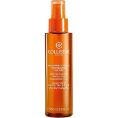 Collistar Sun Protection Hair Oil Spray, aizsargā pret saules stariem ar UVA/UVB filtru, mitrinošs un barojošs, bez taukainas kārtiņas, mīkstiem un elastīgiem matiem, 100 ml