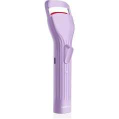 HEBECA Apsildāms skropstu skropstu ruļļu ruļļu ruļļu griezējs ar inovatīvu silīcija spilventiņu paceltām skropstām 24 stundas bez saspiešanas Ātri uzlādējams 600 mAh akumulators Violeta (violeta krāsa)