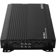 4 kanālu auto radio pastiprinātājs alumīnija sakausējuma augstas jaudas izkliedēšana automašīnas skaļrunim