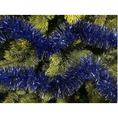 Dmora garais Ziemassvētku rotājums, Ziemassvētku rotājums, svētku rotājums, ražots Itālijā, 1000 x 8 x 8 cm, zils