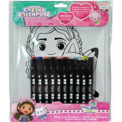 Krāsojamā grāmata gabi kaķu māja krāsošana pēc numuriem