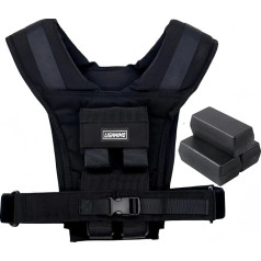 Svērtas vestes vīriešiem Sievietes Slim Design 18lb 28lb 35lb Svērtas vestes ar regulējamiem dzelzs svariem, smags smags svērtais veste sievietēm, kas darbojas funkcionālā stroppingā