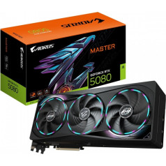 Grafiskā karte geforce rtx 5080 aorus master 16g 256bit gddr7 3dp/hdmi