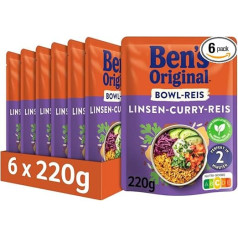 BEN'S ORIGINAL™ Express Bowl rīsu lēcas karijs 6 x 220 g