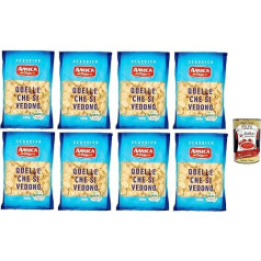 8 x Amica čipsi, Amica čipsi, Classica čipsi, Patatin, kartupeļu čipsi, sālīti, 300 g kartupeļu + itāļu GOurmet polpa 400 g