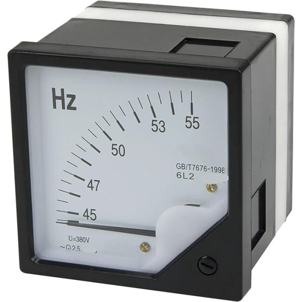 FJSAYDYW 6L2-HZ 80 * 80mm 45-55Hz 380V Analogais frekvenču mērītājs