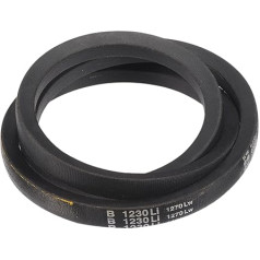 sourcing map 3 Stück B48 1/2 Classic gewickelter Keilriemen, 129,5 cm Außenumfang, umwickelt, industrieller Gummi-Keilriemen B-Profil-Keilriemen für industrielle Maschinenausrüstung, Schwarz