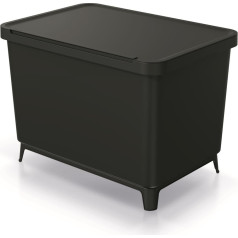 SYSTEMA atkritumu tvertne 4x10L - melna, otrreizējai pārstrādei