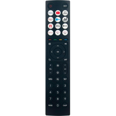 ALLIMITY ERF3E86 balss tālvadības pults aizstājējs Hisense OLED 4K televizoram 32E43KT 40E43KT 32A4K 40A4K ERF3E86H