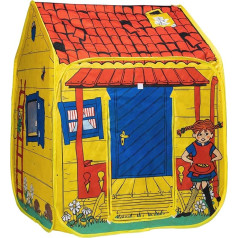 Pippi Langstrumpf rotaļu telts - klasiska rotaļu māja bērniem - bērnu telts meitenēm un zēniem - no plastmasas un auduma - vecums 3+
