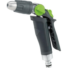 GEKA Plus 46.1006.9 Multi-smidzināšanas sprausla (Regulējama, darbināma ar vienu roku, pastāvīga fiksācija, neslīdoša, dārza šļūtenes stiprinājums, dārza laistīšanas ierīce, dārza šļūtenes smidzināšanas sprausla)