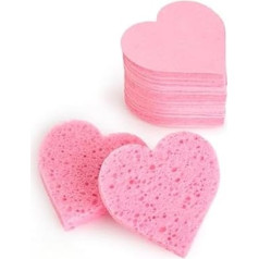 Fushay Rejuvv sejas sūklis saspiests dabiskās celulozes eksfoliācijas sūklis mīksts profesionāls tīrīšanas sūklis, 25 gab., iepakojumā