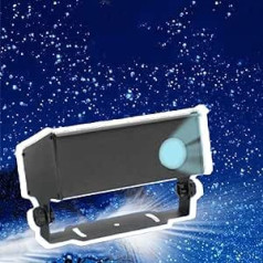 Dynamischer Firefly-Laserprojektor, Laserlicht der Klasse II, Mikrostrahl-Leuchteffekt, IP68 wasserdichter Gartenstrahler für den den Innen- und Außenbereich, Fernbedienung 25W-LightBlue