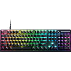 Razer DeathStalker V2 (sarkanais slēdzis) - zema profila optiskā spēļu tastatūra (lineārie optiskie slēdži, HyperSpeed bezvadu savienojums, USB-C, lāzerskaldītie taustiņi) QWERTY ASV izkārtojums | Melna