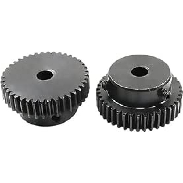 Stirnrad 1M 22 Zähne Motorzahnrad 1 Modul Zahnstange 45# Stahl Teilung Getriebe Zahnradaufnahme Bohrung 6mm 8mm 10mm(8mm,6pcs 1M 22 Teilung)