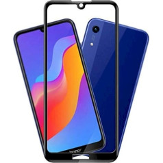 Tempered Glass 9D Aizsargstikls Pilnam Ekrānam Huawei Honor 8A / Y6S / Y6 (2019) Melns