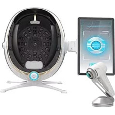3D ādas analīzes ierīce, profesionāla ādas analizatora ierīce, ādas sejas profesionāls ādas detektors ar 13,3 collu HD skārienekrānu, 8 gaismas spektri, 3 atskaites režīmi, 13,3 collu displejs